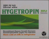 Buy Hygetropin (Human Growth Hormone) [Somatropin] - Zhongshan Hygene Biopharm Co., Ltd (China)